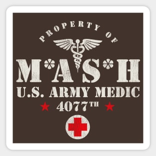 MASH 4077 Vintage Logo Sticker